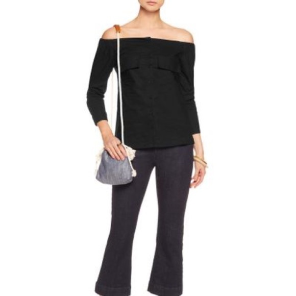 W118 by Walter Baker Sunny Off-the-shoulder top Size Medium - Picture 1 of 8